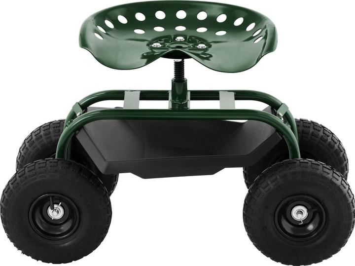 Produktbild Hillvert Fahrbarer Gartensitz Rollsitz Garten Gartenhelfer Sitzwagen Gartenwagen 150 kg (150 kg)