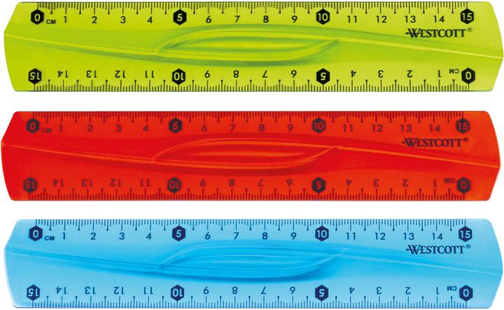 Actual product image Westcott Flexible rulers (150 mm)