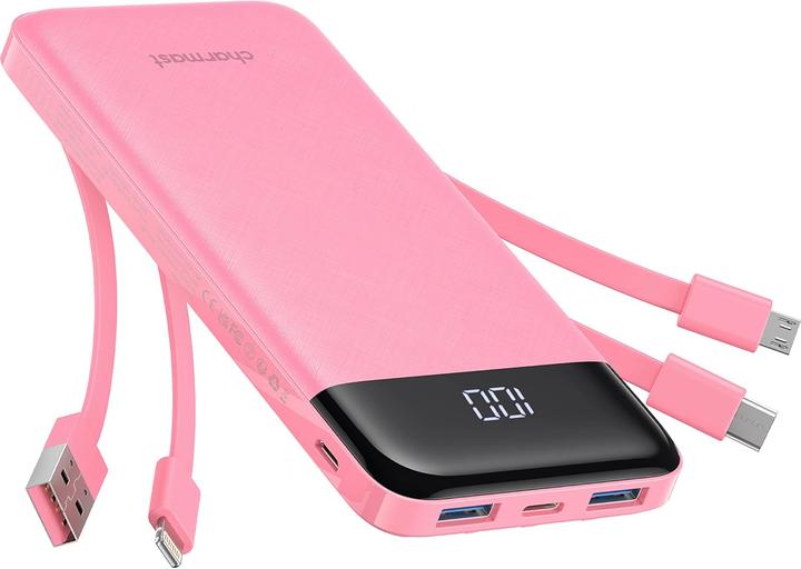 Produktbild Charmast Powerbank mit integrierten Kabel (10000 mAh)