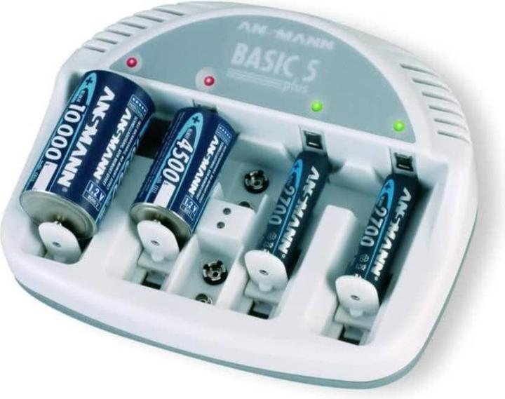 Immagine prodotto Ansmann Basic 5 Plus (4 pz., 9V Block, Caricabatterie senza batteria)
