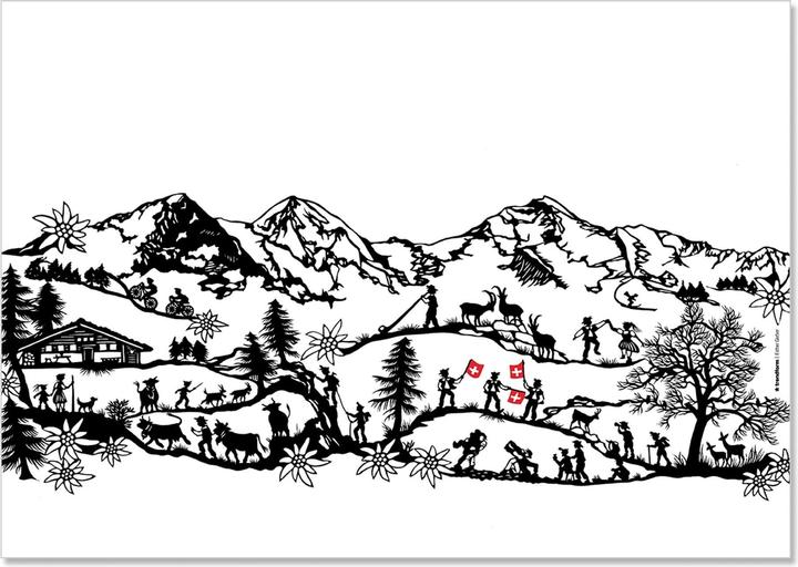 Actual product image Trendform Swiss Tradition 1 (48 x, 30 x 1 cm)