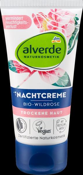 Actual product image dm alverde Organic Wild Rose (50 ml, Night cream)