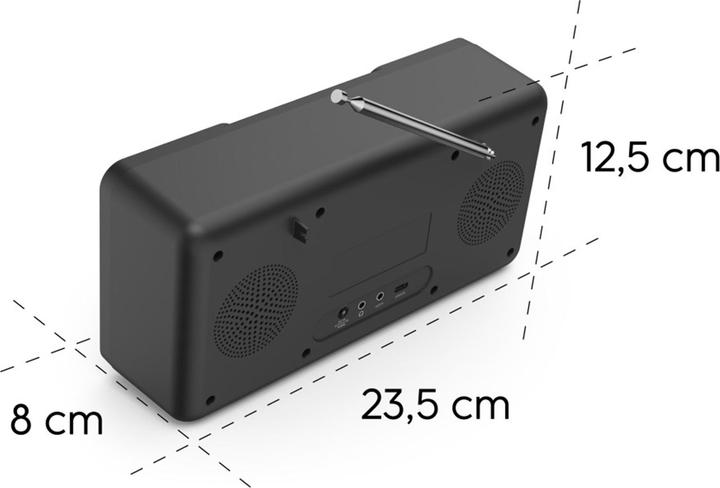 Image du produit Hama DIR10 (Webradio, DAB+ DAB, DAB, FM, Bluetooth, WiFi)