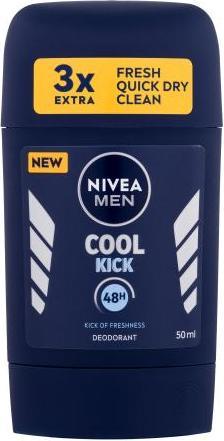 Produktbild NIVEA Solid deodorant Cool Kick 50 ml (Stick, 50 ml)