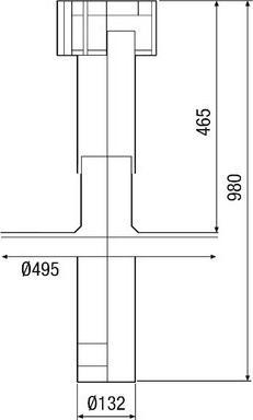 Actual product image Maico MAI DF125T roof duct ventilation terracotta