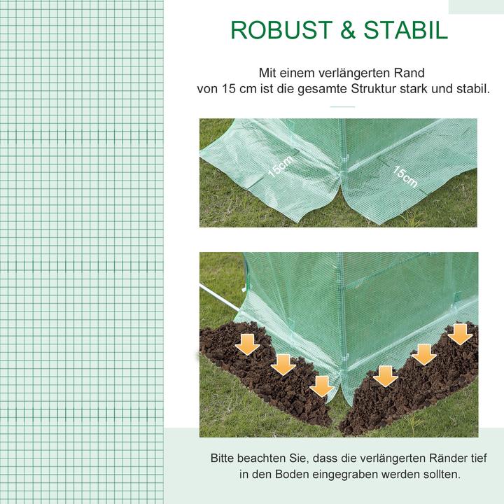 Actual product image Outsunny Cover for foil greenhouse