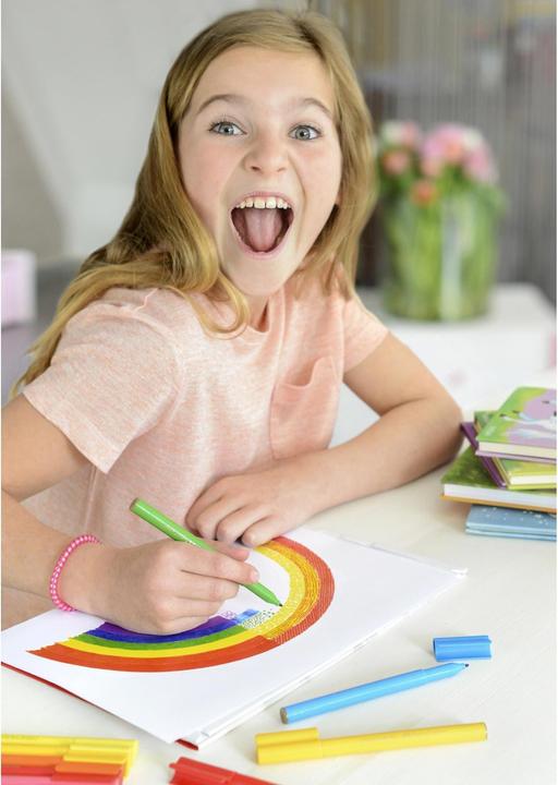 Image du produit Faber-Castell Connecteur pour stylo à pointe feutre (Multicolore, 80 x)