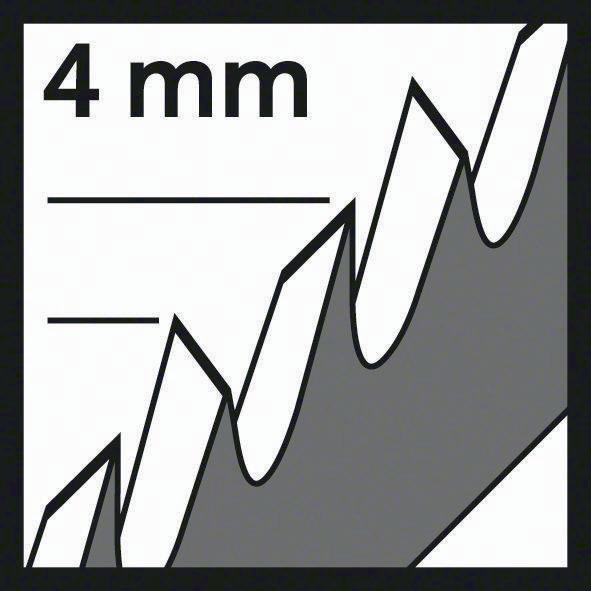 Produktbild Bosch Professional Zubehör PRO Wood precise T344DP Stichsägeblatt, 152 mm, 5-tlg.