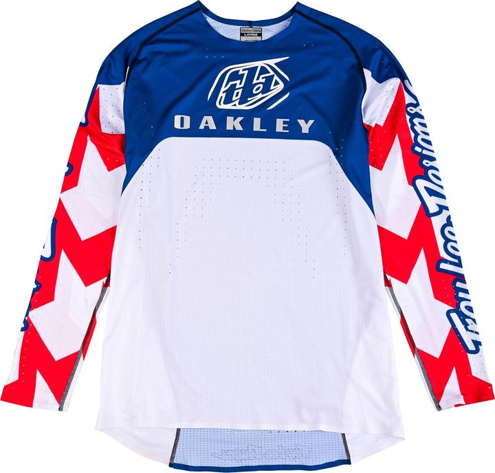 Produktbild Troy Lee Designs SE Ultra Jersey, TLD x Oakley Vision, white/blue, M (M)