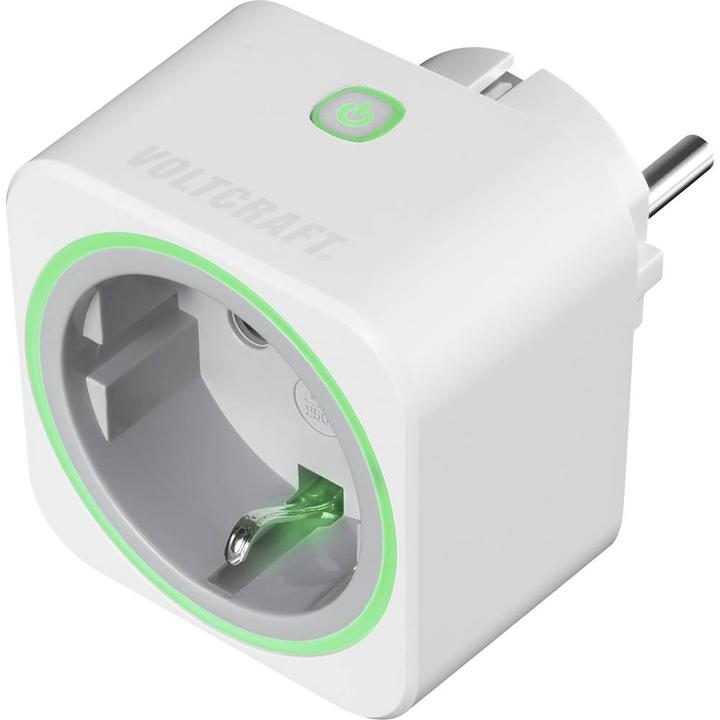 Voltcraft SEM6500 energy cost meter incl. radio-controlled socket, data export, data logger function, cost