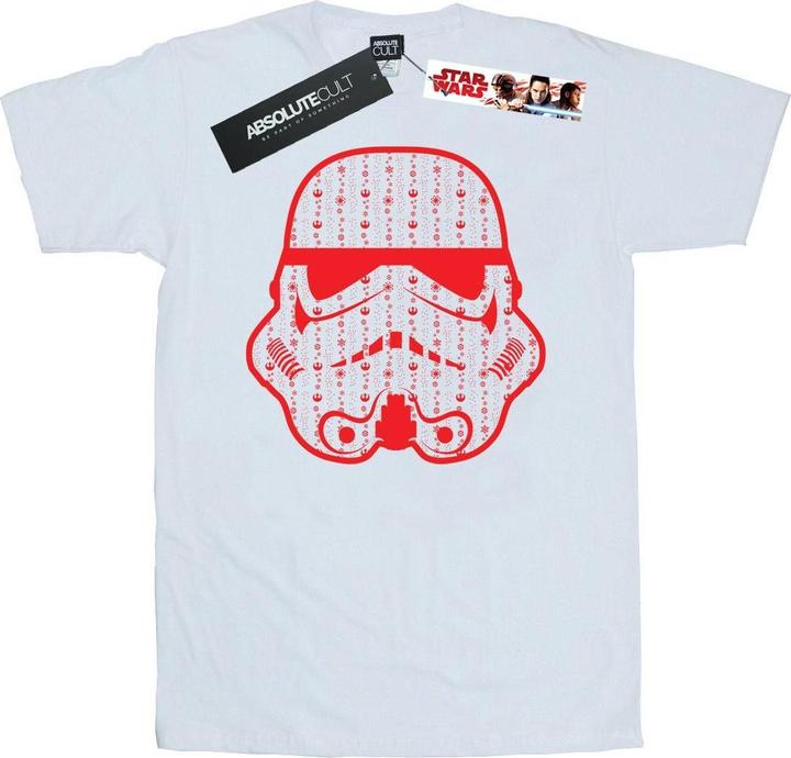 Produktbild Star Wars Christmas Stormtrooper Helmet TShirt (L)