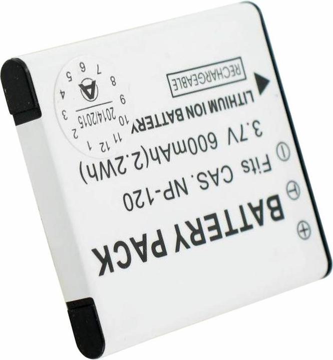 Actual product image AccuCell Akku für Casio NP-120, EXILIM EX-S200