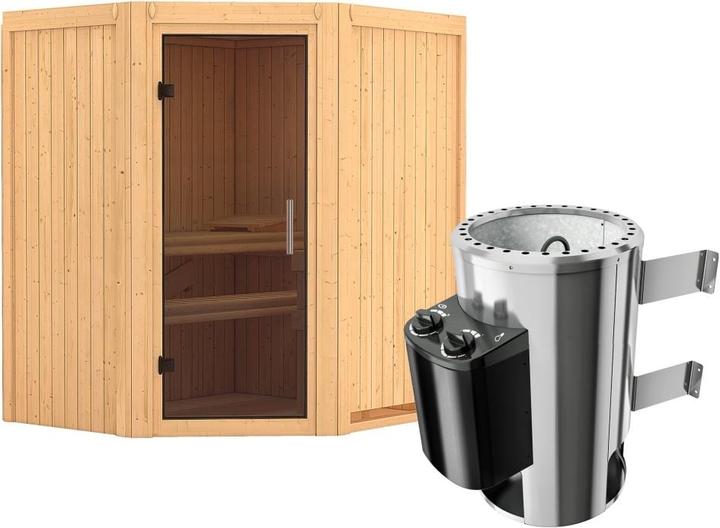 Produktbild Karibu Tonja ohne Dachkranz (Plug & Play 3,6 KW interne Steuerung)