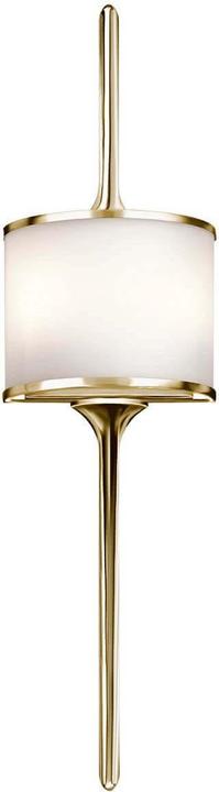 Produktbild Elstead Lighting Mona LED Wandleuchte G9 2-fach 76cm Poliertes Messing IP44 (640 lm, G9)