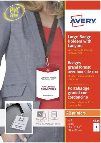 Actual product image Avery Name badges