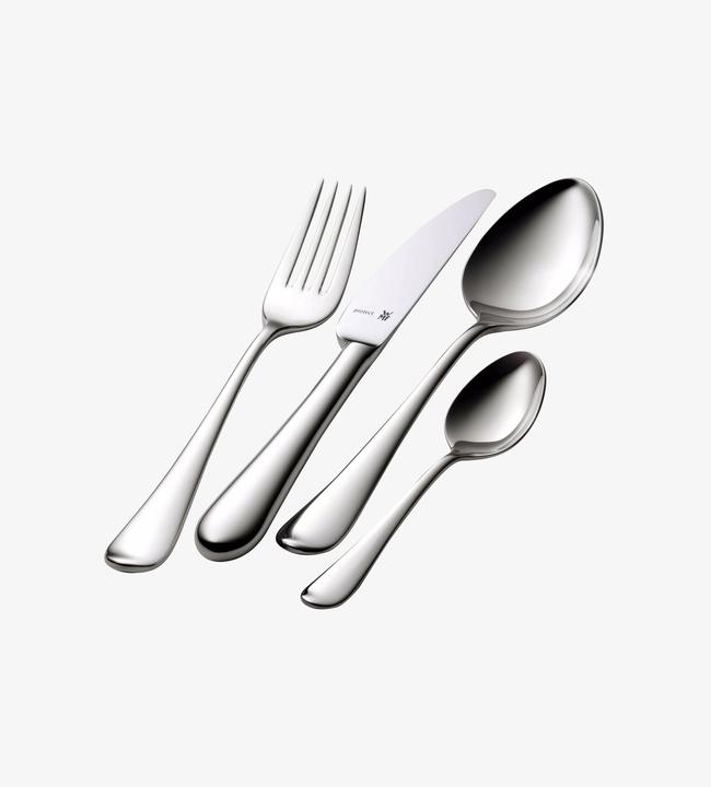 Produktbild WMF Essbesteck Besteckset 6 Personen Merit 30tlg Edelstahl 18/10 poliert (30 Stück, Besteck Set)