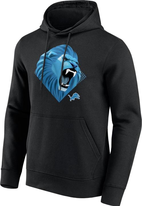 Fanatics NFL Fleece Hoody - ILLUSTRATION Detroit Lions - XL (XL)