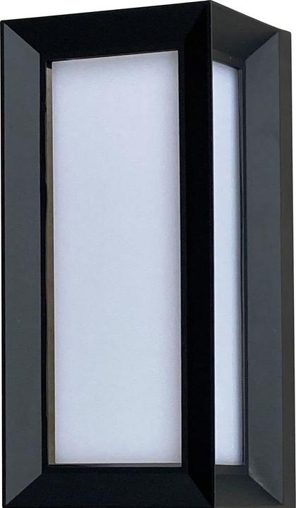 Produktbild Z-Licht Aluminium Quader Wandleuchte IP65 12W schwarz (960 lm)