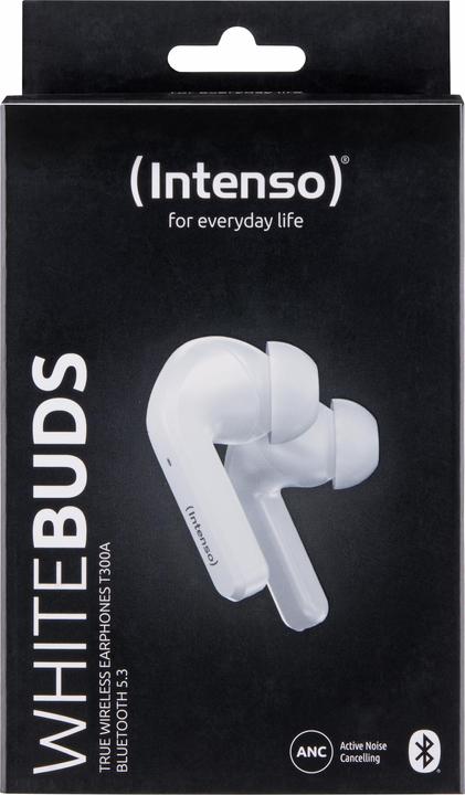 Produktbild Intenso White Buds T302A (ANC, 2 h, Kabelgebunden)
