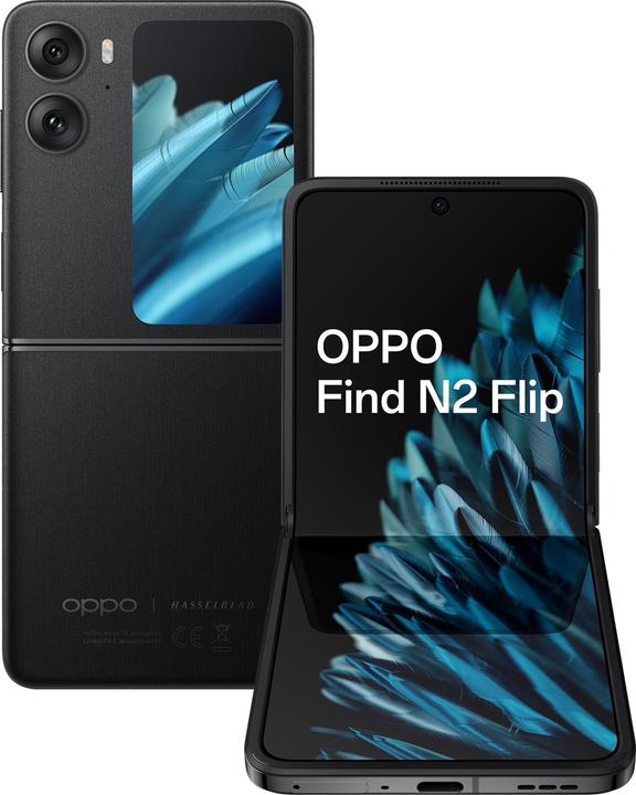 OPPO Find N2 Flip (256 GB, Astral Black, 6.80", Dual SIM, 50 Mpx, 5G)