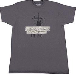 Actual product image JACKSON Custom Guitar Tee, charcoal M (M)