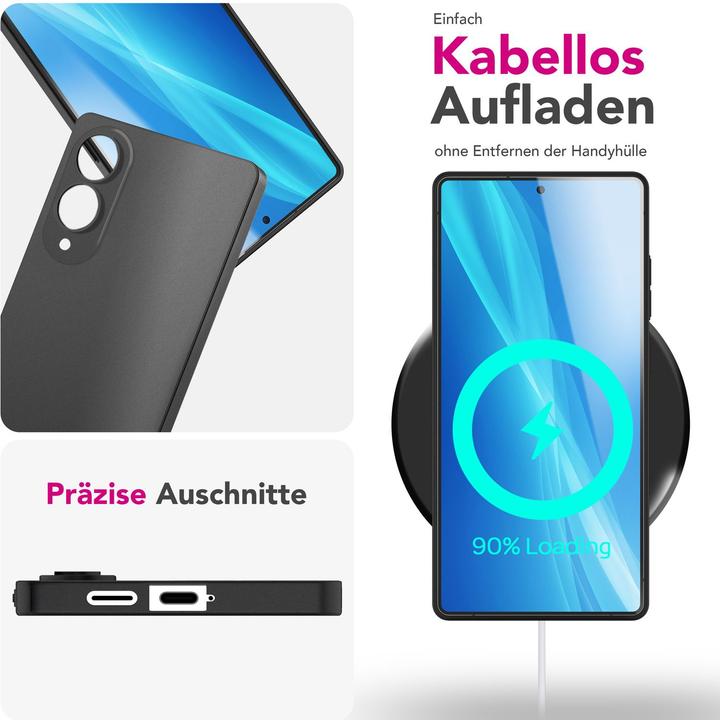 Immagine prodotto Nalia Phantom - 0,3mm Extrem Dünn, Federleicht, Mattiert, Minimalistisch - Ultra-Slim Handycase (Samsung Galaxy S25 Edge)