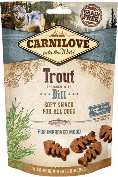 Carnilove Dog Soft Snack mit Forelle und Dill (Adult, 1 Stk., 200 g)