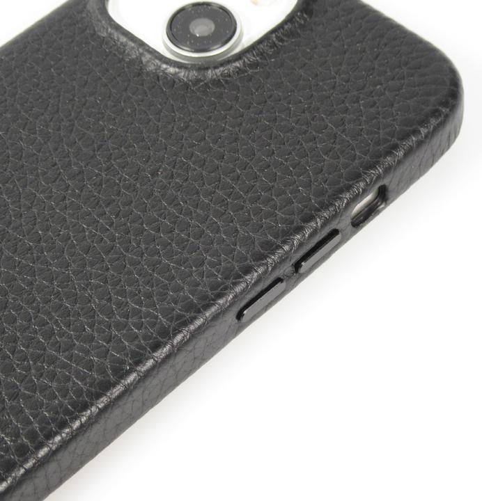 Immagine prodotto PhoneLook Copertina in pelle di vitello di lusso completamente granulata con pulsanti in metallo e MagSafe (Apple iPhone 15)