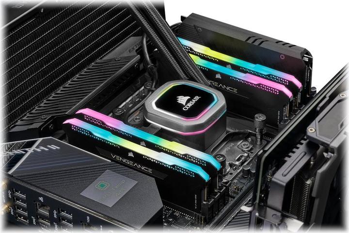 Image du produit Corsair Vengeance RGB Pro SL (4 x 8GB, 3200 MHz, RAM DDR4, DIMM)