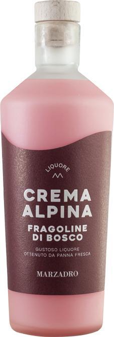 Produktbild Marzadro Crema Alpina Fragoline di Bosco 0,7 Liter 17 % Vol.