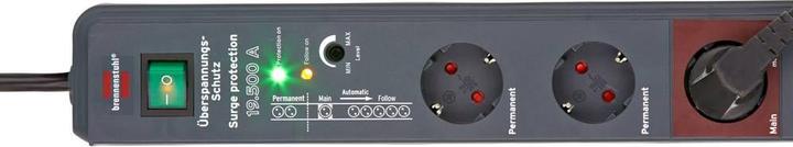 Actual product image Brennenstuhl Secure-Tec (8 x, CEE 7/7, 3 m)