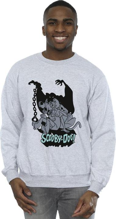 Actual product image Scooby Doo Mens Scared Jump Sweatshirt (S)