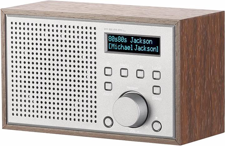 Produktbild Auvisio WLAN-Internetradio mit 2 Weckzeiten (Internetradio, WLAN)