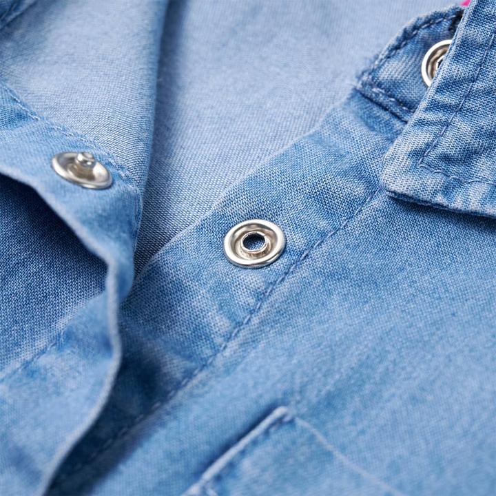 Immagine prodotto VidaXL Abito da bambino con maniche lunghe blu navy e blu denim (92)