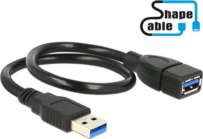Image du produit Delock USB 3.0 ShapeCable (0.35 m, USB 3.0)