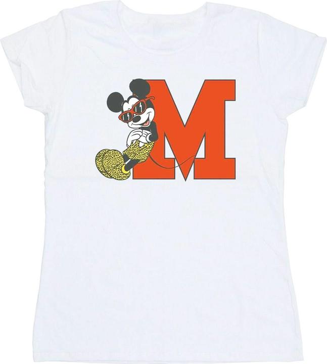 Actual product image Disney Womens/Ladies Mickey Mouse Leopard Trousers Cotton T-Shirt (S)