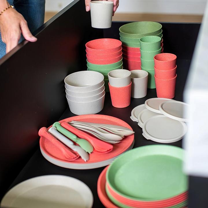 Produktbild Koziol Speiseteller Connect Ø 20.5 cm, 4 Stück, Rot (4 x, 20.50 cm)