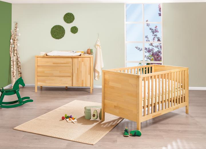 Pinolino Enno" extra-wide children's room set, 2-pcs. (Changing unit, Baby cot)