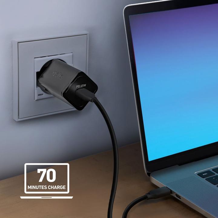 Immagine prodotto SBS Caricabatterie GaN USB-C PD 45W nero (45 W)