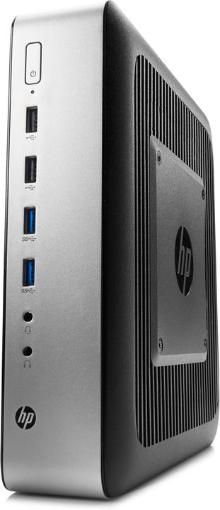 Produktbild HP t730 - Thin Client - Tower - 1 x R-series Embedded RX427BB / 2.7 GHz (AMD RX-427BB, 8 GB, Firepro W2100)
