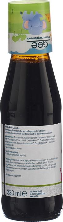 Immagine prodotto GSE Complesso attivo per bambini Bio liq (1 Pezzo/i, Liquido, 592 g)