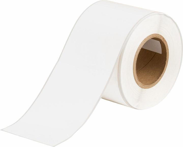 Produktbild Brady J40C-4000-2475, Inkjet Polyester Folie, Weiss, matt, 101.60 mm x 30.48 m, permanent, Endlos