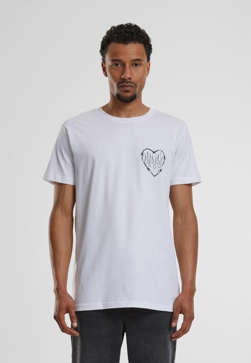 Actual product image Mister Tee Burning Hearts Tee - 19067 (XL)