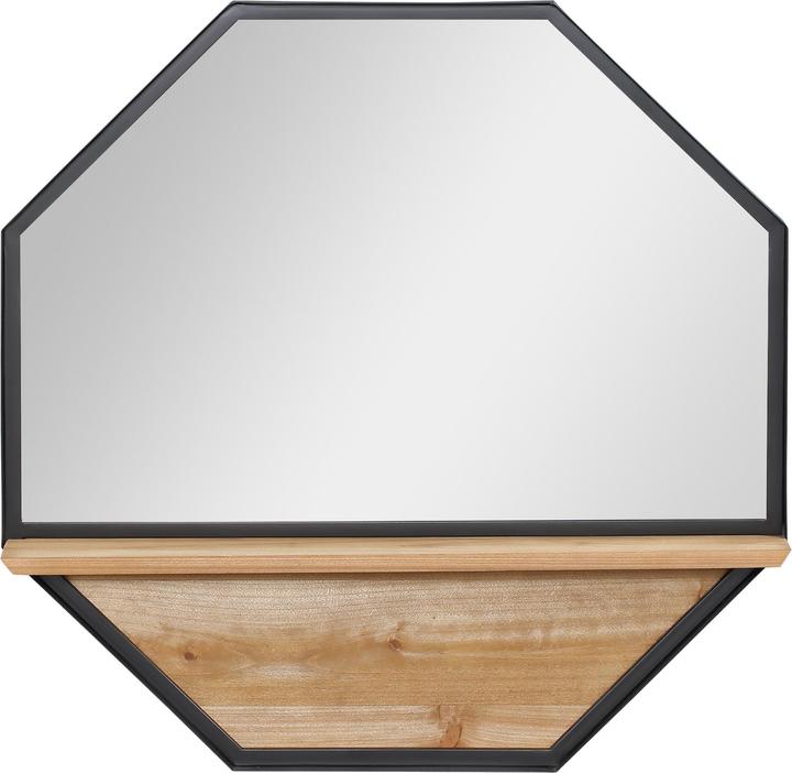 Homcom Wall mirror with wooden frame