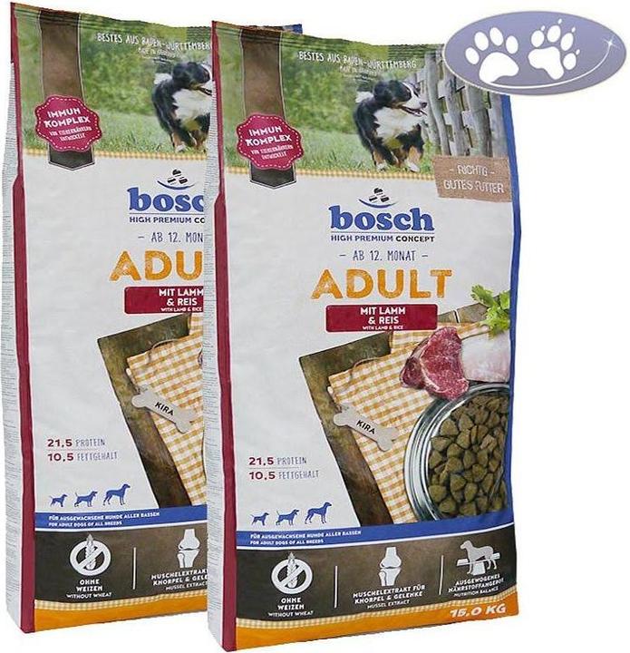 Image du produit Bosch Petfood Agneau et riz adultes (Adulte, 1 pcs, 15000 g)