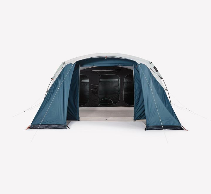 Produktbild Quechua Familienzelt Stangenaufbau - Arpenaz 6.3 F&B 6 Personen 3 Kabinen (25.75 kg, 6 Personen)