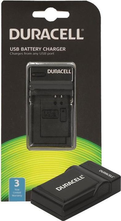 Produktbild Duracell Ladegerät mit USB Kabel für DR9963/EN-EL19 (Kamera Akku Ladegerät)