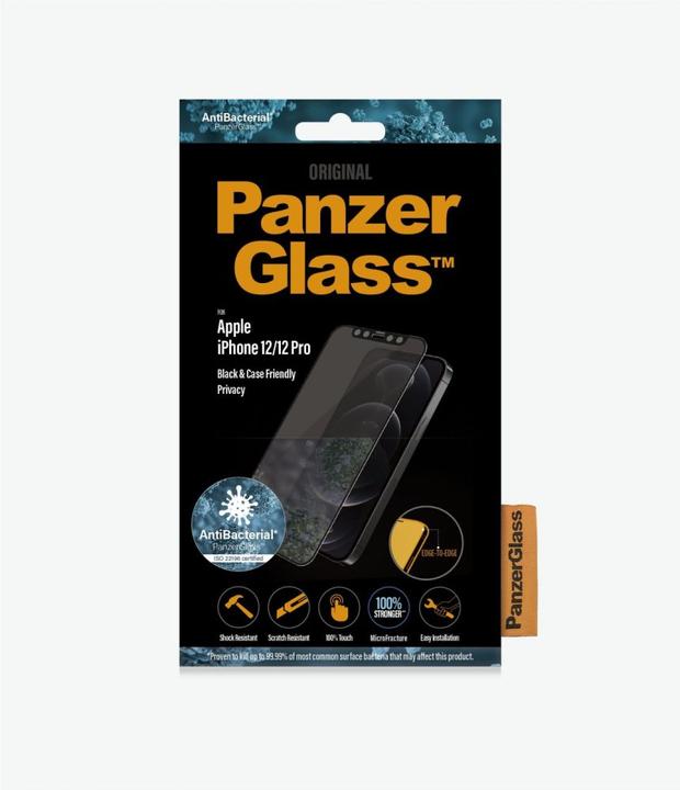 Produktbild PanzerGlass Case Friendly Privacy (1 Stück, Realme 12 Pro+, Apple iPhone 12)
