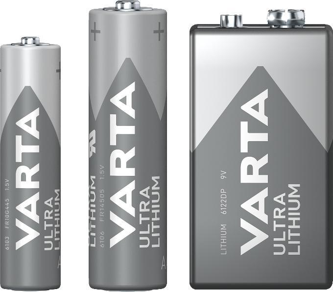 Produktbild Varta ULTRA Lithium (2 Stk., AAA, 1100 mAh)