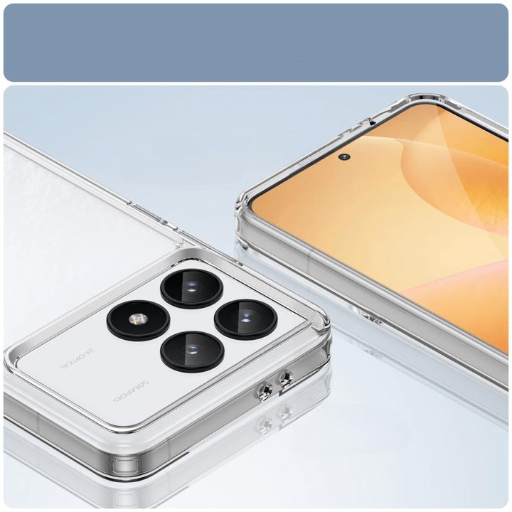 Productafbeelding Cover-Discount Xiaomi Poco F6 Pro - Beschermend acryl hoesje voor mobiele telefoon met opstaande rand (Xiaomi Poco F6 Pro)